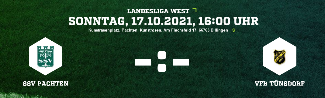 SP11 SSV Pachten VfB Tünsdorf Landesliga Herren 17 10 2021