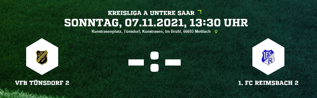SP14 VfB Tünsdorf 2 1 FC Reimsbach 2 Kreisliga A Herren 07 11 2021